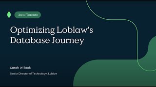 Famous Optimizing Loblaw's Database Journey Net Worth