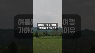 여름 한국을떠나 시원한 가성비 골프 단동을 가야하는 5가지 이유 #여름골프여행 #중국골프여행 #shots