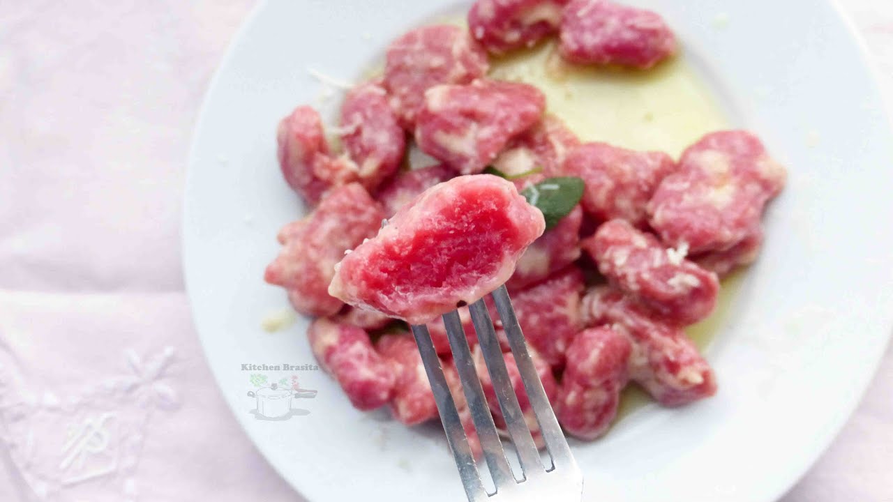 GNOCCHI DI BARBABIETOLE buonissimi  - RICETTE DI GABRI .it
