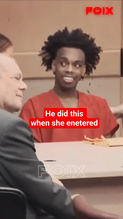 YnwMelly reaction when his girfriend walks inside the courtroom. #shorts