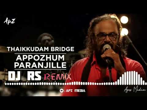 Appozhum Paranjille Remix  DJ Rox  Thaikkudam Bridge Malayalam dj remix