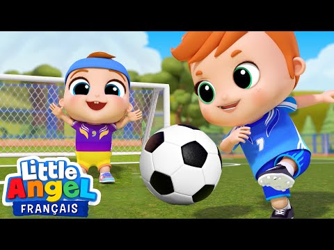 Bébé Louis aime jouer au foot ⚽ Comptines pour Enfants | Little Angel Français