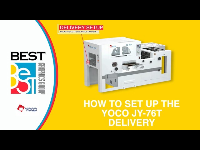 Best Graphics Group - YOCO JY-76T Die Cutter Foil Stamper - Delivery Setup Training