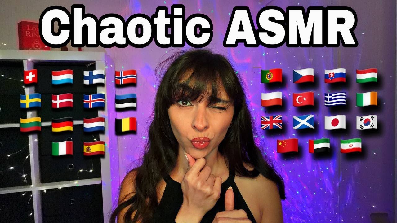 ASMR Угадай язык 🌎 CHAOTIC Edition | Быстрые, острые и многоязычные триггеры для СДВГ