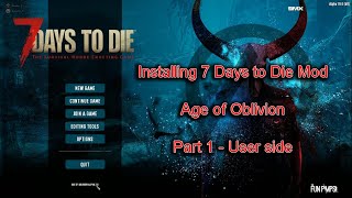 Installing Age of Oblivion Mod Part 1 (User)