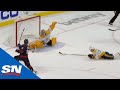 Saros Extends To Make Great Save To Snuff Out 2-On-1 Opportunity