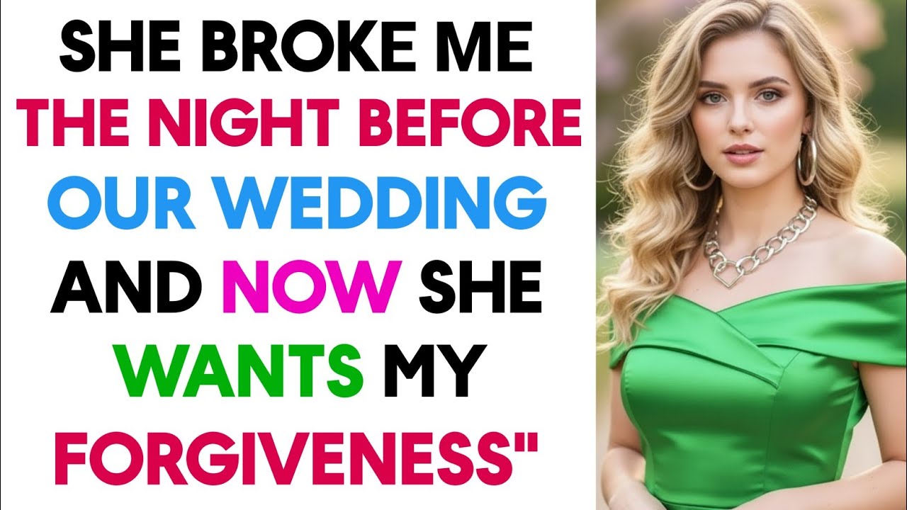 “She Broke Me the Night Before Our Wedding — And Now She Wants My Forgiveness”