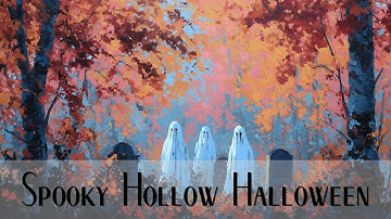 Halloween Horror Scary Ghosts In Graveyard Cemetery - TV Art Display, Screensaver, Wallpaper