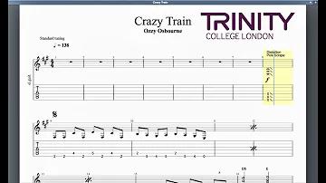 Crazy Train Trinity Grade 8 Guitar