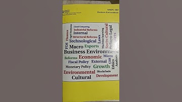 #MBA #MMPC 003 #Business Environment #IGNOU#shortnotes #ignou #mmpc3 #revisionnotes