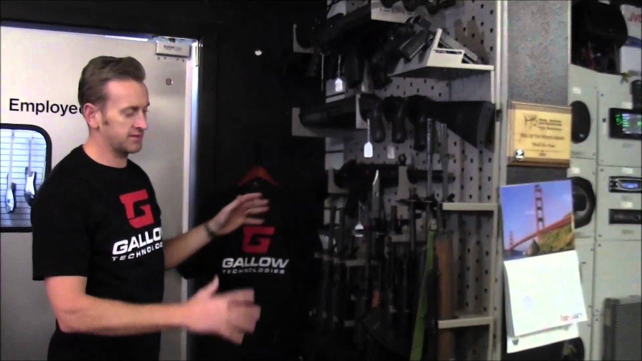 Gallow Technologies gun display at World Class Pawn