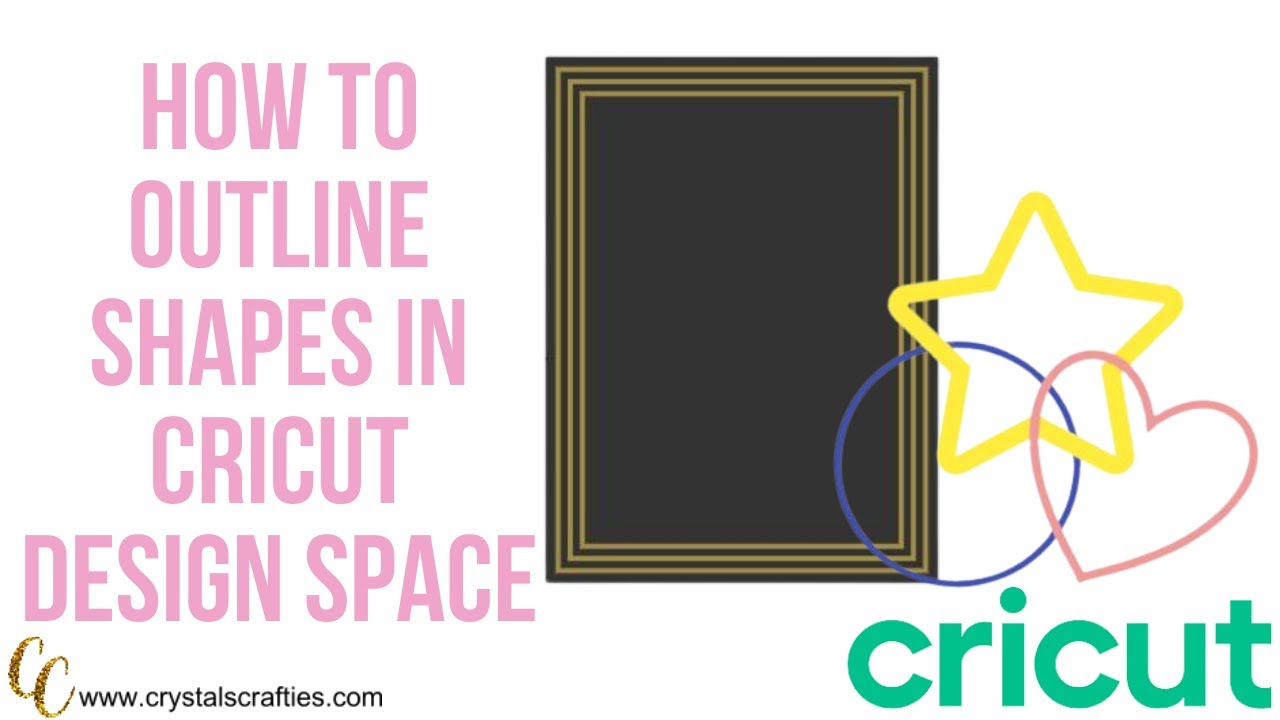How to outline shapes in Cricut Design Space - YouTube how-to-outline-shapes-in-cricut-design-space-youtube