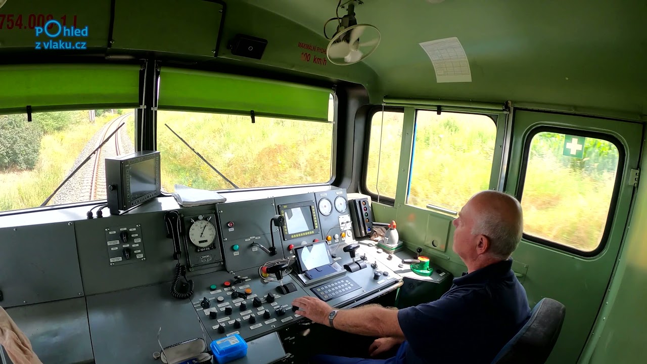 Hradec Králové hl. n. - Trutnov hl. n. / POHLED NA PRÁCI STROJVEDOUCÍHO / 4K KVALITA