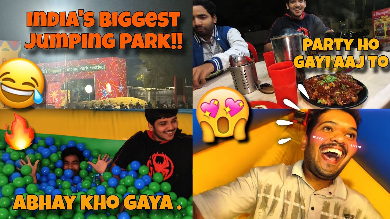 "INDIA'S BIGEST JUMPING PARK🤯"VLOG 02/365 !!