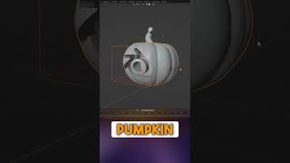 Blender tutorial: make a Jack-o-Lantern 🎃 #b3: #blender #blendertutorial