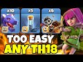 🔥 TH18 DRAGON &amp; DRAGON RIDER Attack With TOTEM  ( Coc )