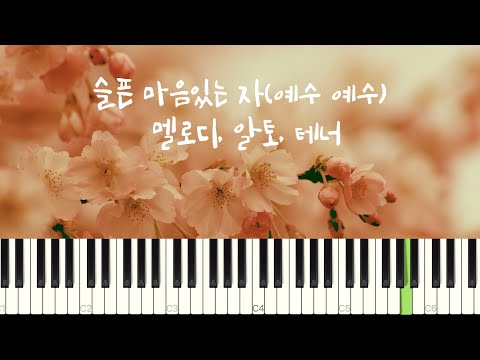 예수 예수(슬픈마음 있는 자) 멜로디, 알토, 테너 - 디플리에코(Deeply echo) 이예진