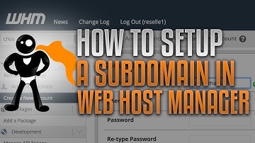 How To Create A SubDomain Inside Web Host Manager