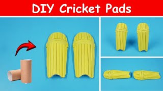 How to Make Cricket Pads at Home | DIY Miniature Cricket Pads With Tissue Roll