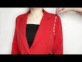 How to reduce the shoulder on a jacket