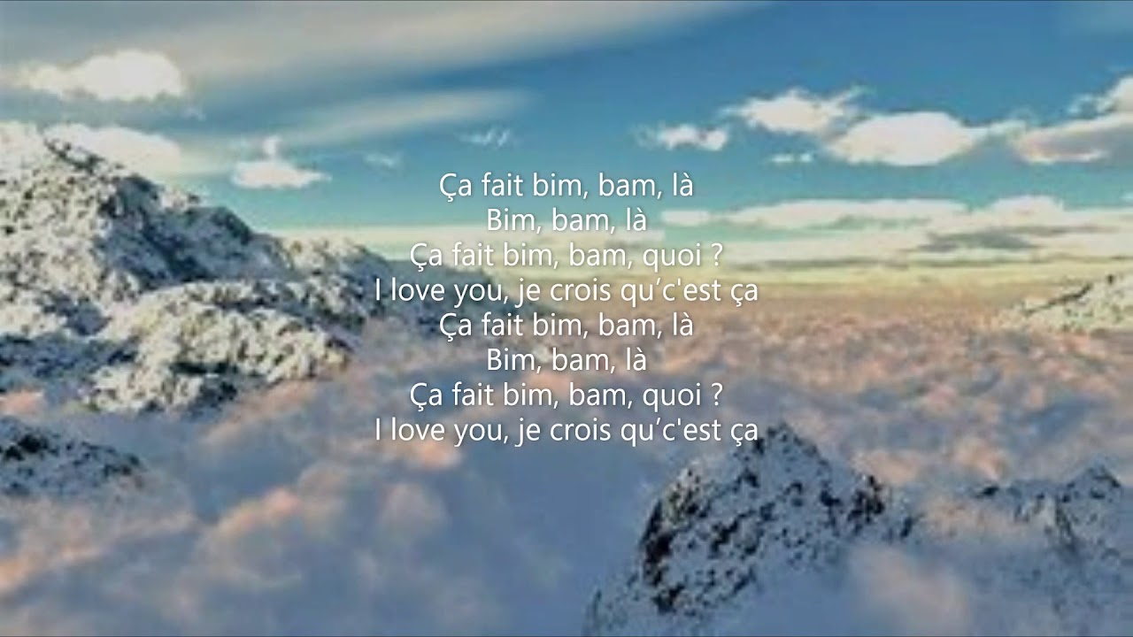 De Quoi Parle La Chanson Et Bam