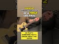 Unique Characteristics of a 1952 Les Paul  #gibson #guitartech