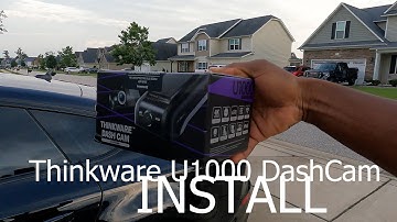 Thinkware u1000 Dash Camera install into Audi Rs7