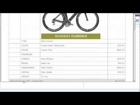 The e-Con bike configurator, watch and interact | Custom bike configuration