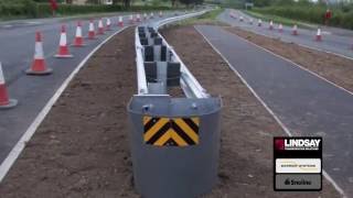 Crash Cushion   X MAS Redirective Non Gating Median Attenuator System HD