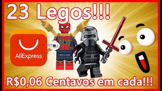 MINHA COLEÇÃO DE LEGO MARVEL E STAR WARS DO ALIEXPRESS DE 6 CENTAVOS!!!