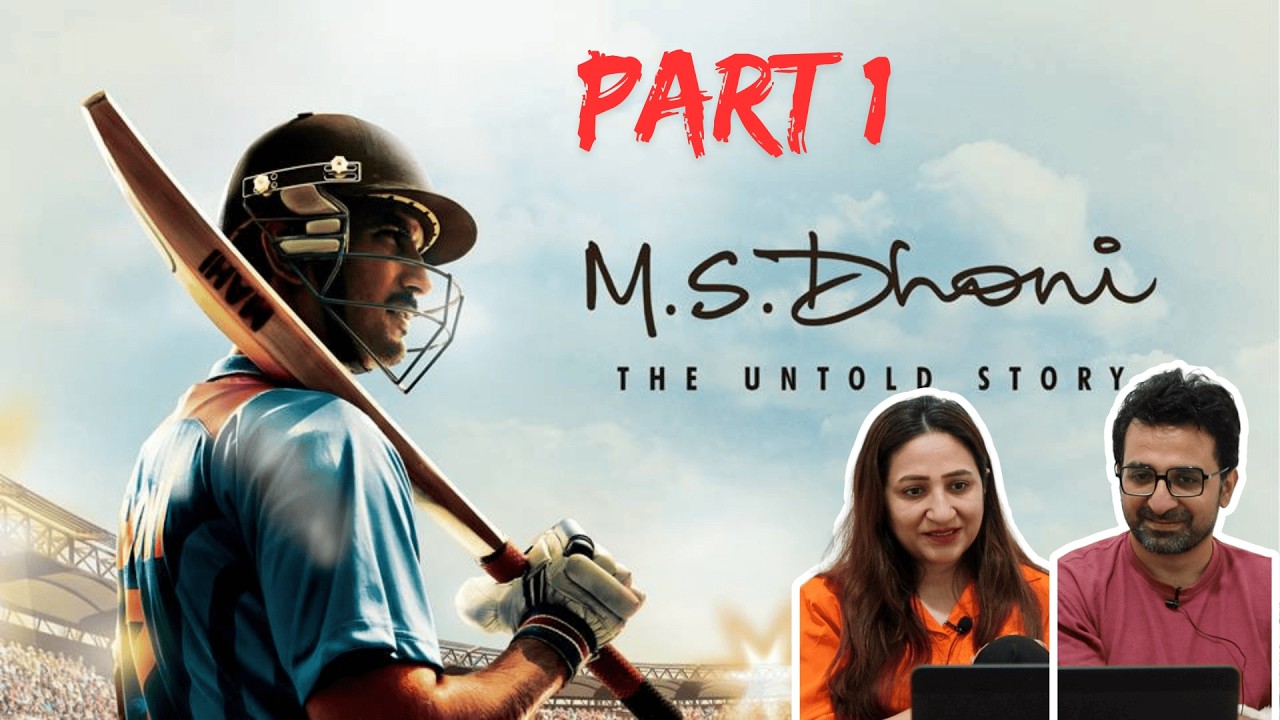 Pak Reacts to MS Dhoni -The Untold Story Part 1 | Biopic of a Legend | Full Motivation Movie