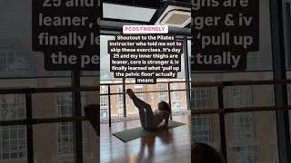 Pelvic floor engagement is key in Pilates for building a strong, stable core from the inside out!