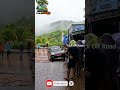 Ashok Leyland Truck Spring Leaf Broken at Deadly Mountain Road in Heavy Rain—SUV V/S Sedan Off-Road