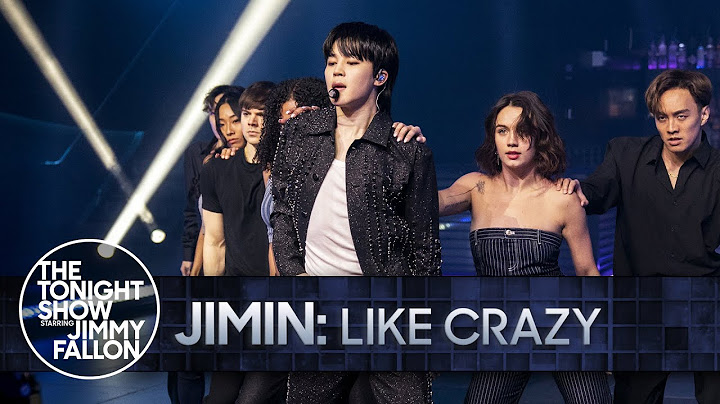 Jimin: Like Crazy | The Tonight Show Starring Jimmy Fallon