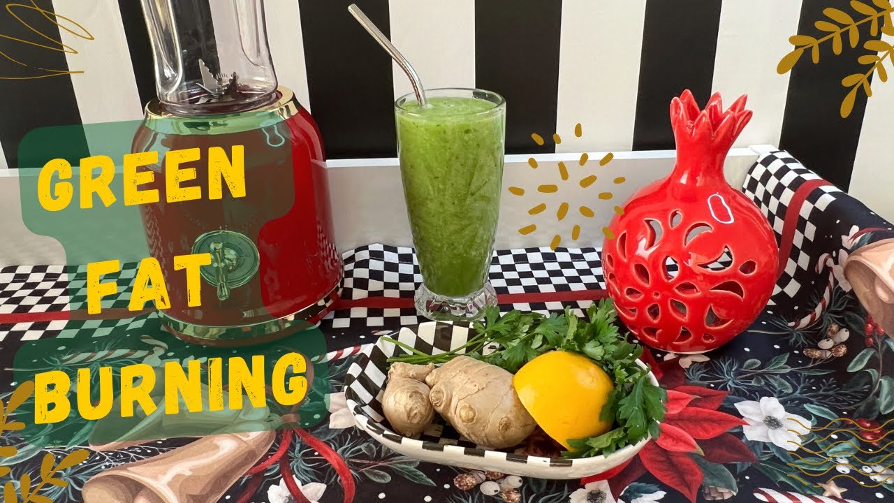 Green Fat Burning Smoothie for Boosting Metabolism and Weight Loss ...