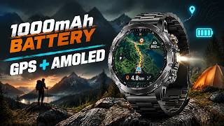 GUHUAVMI Smart Watch | 1000mAh Battery, GPS & AMOLED
