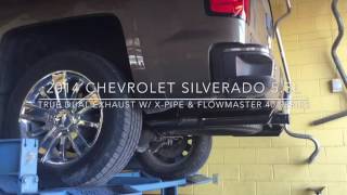 2014 Chevrolet Silverado 5.3L V8 w Flowmaster 40 Series, True Dual Exhaust