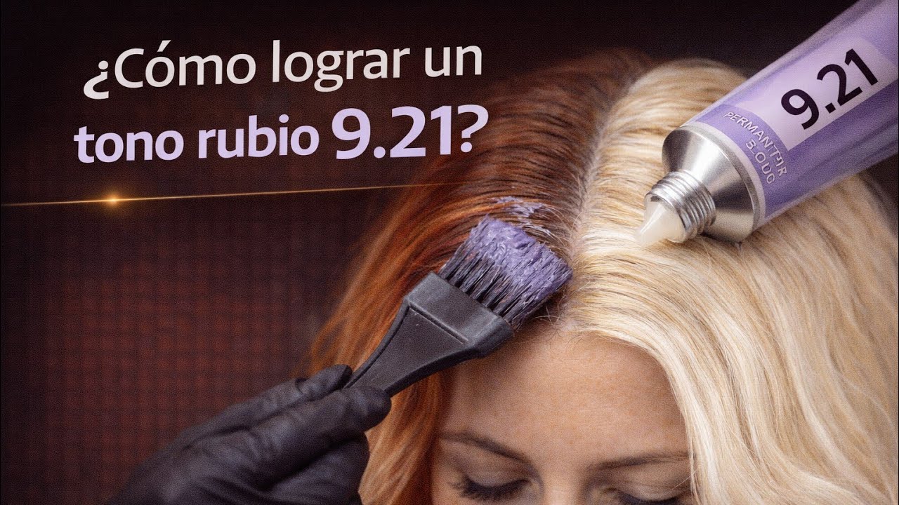 Solución para barreras de tinte y lograr un TONO RUBIO 9.21