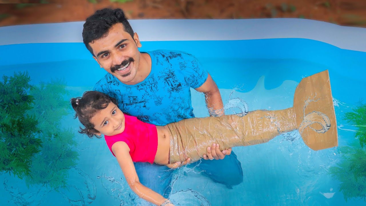 ZAIBA മത്സ്യകന്യക ആയപ്പോൾ🧜‍♀️🤩🐟