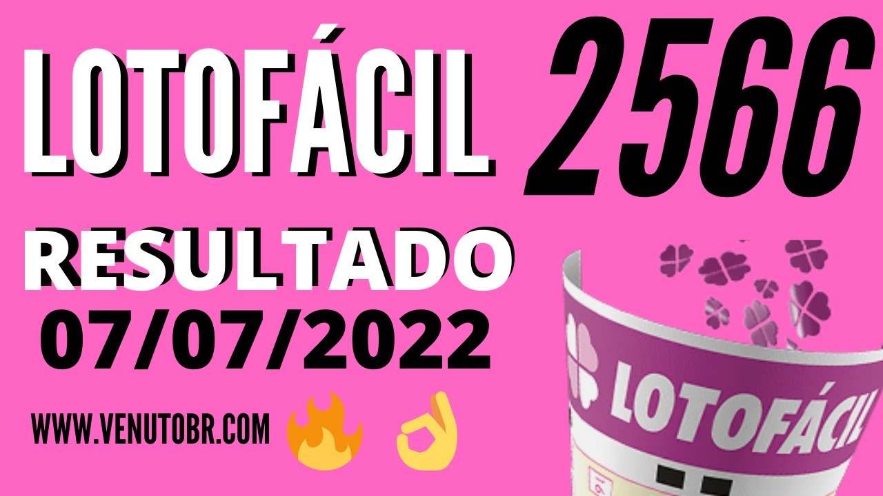 🍀 Resultado Lotofácil 2566