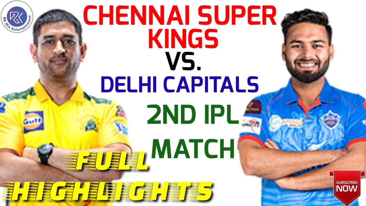 DC Vs CSK 2nd T20 IPL Cricket Highlights | IPL 2021 | Chennai Super ...
