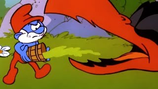 Papa Smurf turns a Howlibird into a giant creature! 😲 • Cartoons for kids • The Smurfs