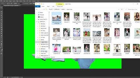 Tutorial on how to edit artwork | How To Remove Green Background In Photoshop cc #17 | Nam Tech