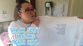 Taylor Swift Folklore Merch Unboxing
