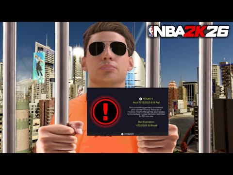 I GOT BANNED FOR AVOIDING CHEATERS NBA2K26💀