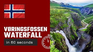 Vøringsfossen Waterfall in Norway by Life in Norway 773 views 3 months ago 1 minute