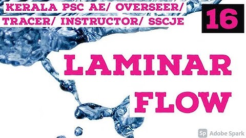 LAMINAR FLOW- fluid mechanics part 16 for LSGD AE