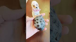 Realistic Dog and Owl Statue