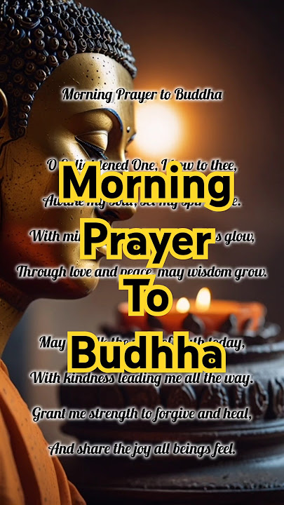 Morning Prayer To Buddha #shorts #motivation #buddha #prayer