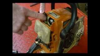 How to Replace the Bar & Chain Oil Pump Worm Gear on a Stihl MS 029 Chainsaw